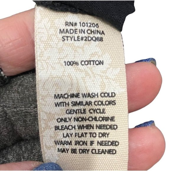 Soft Surroundings Women Size Medium Delia Button Detail Tunic Top 100% Cotton - Picture 6 of 8